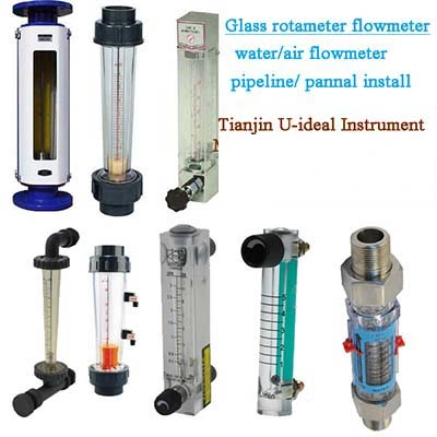 Sight Glass Rotameter Water Flowmeter-Oxygen Glass Tube Rotameter