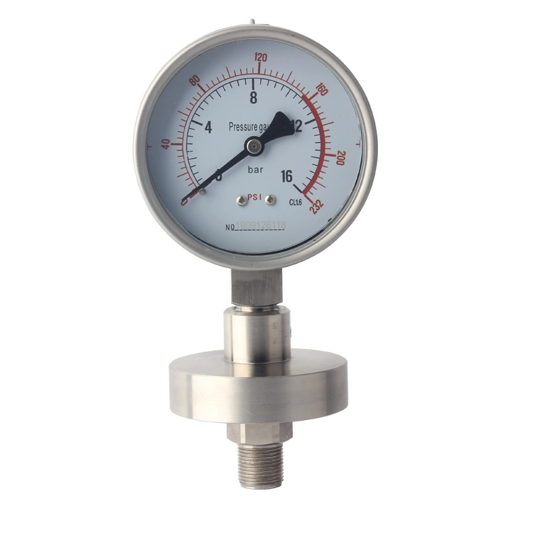 Full Stainless Steel Diaphragm Seal Type Pressure Gauge