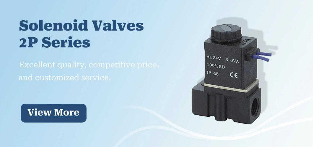 Normally Closed Electromagnetic Valve for Air Solenoid Valve 2p025-08 DC24V 1/4